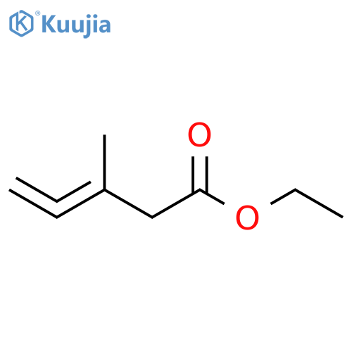 3,4-PENTADIENOIC ACID, 3-METHYL-, ETHYL ESTER structure