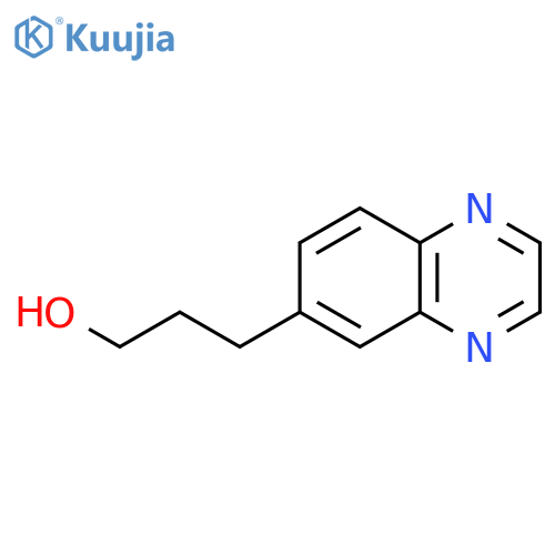 6-Quinoxalinepropanol(9CI) structure