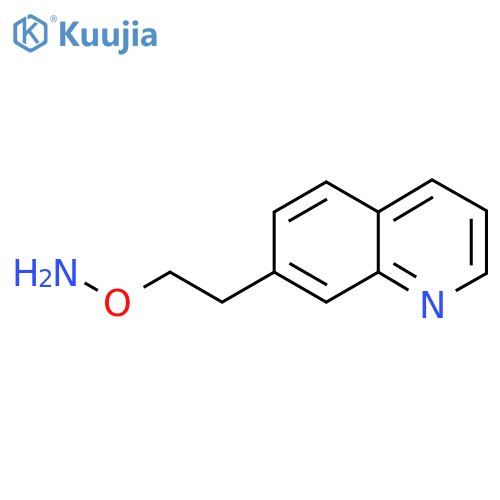 O-2-(quinolin-7-yl)ethylhydroxylamine structure