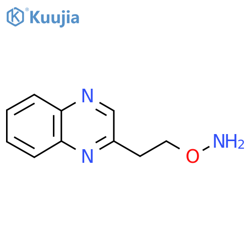 O-2-(quinoxalin-2-yl)ethylhydroxylamine structure