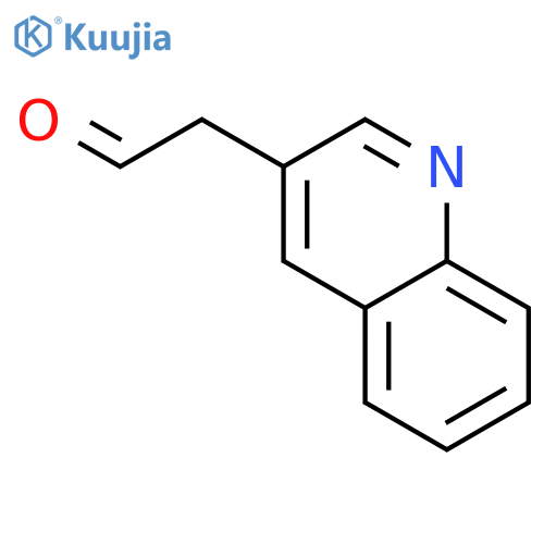 2-(quinolin-3-yl)acetaldehyde structure