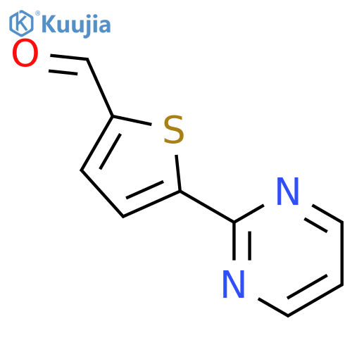 5-(pyrimidin-2-yl)thiophene-2-carbaldehyde structure