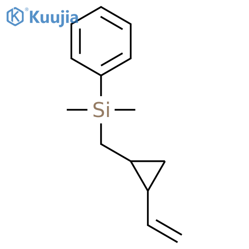 SILANE, [(2-ETHENYLCYCLOPROPYL)METHYL]DIMETHYLPHENYL- structure