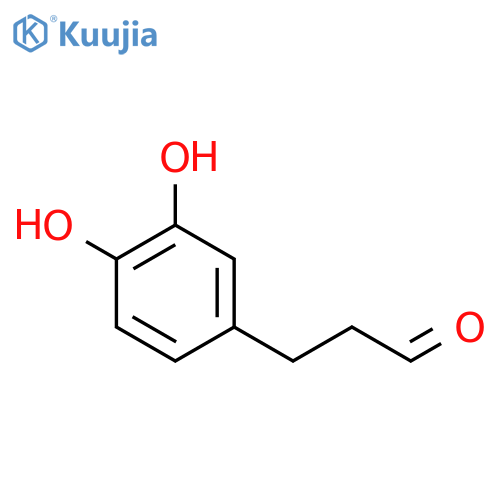 3-(3,4-dihydroxyphenyl)propanal structure