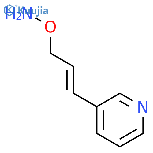 Pyridine,3-[(1e)-3-(aminooxy)-1-propenyl ]-(9ci) structure