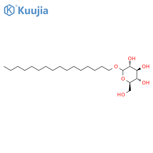 D-Glucopyranoside,hexadecyl structure