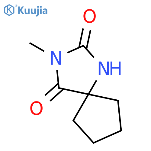 3-methyl-1,3-diazaspiro[4.4]nonane-2,4-dione structure