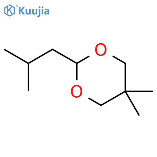 2-Isobutyl-5,5-dimethyl-1,3-dioxane structure