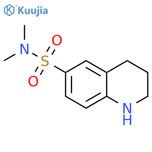 N,N-dimethyl-1,2,3,4-tetrahydroquinoline-6-sulfonamide structure