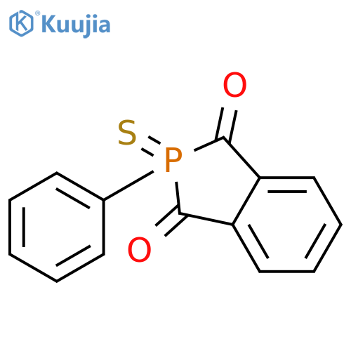 1H-ISOPHOSPHINDOLE-1,3(2H)-DIONE, 2-PHENYL-, 2-SULFIDE structure