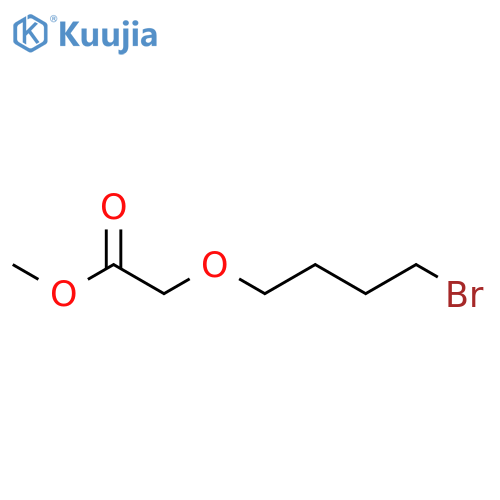 methyl 2-(4-bromobutoxy)acetate structure