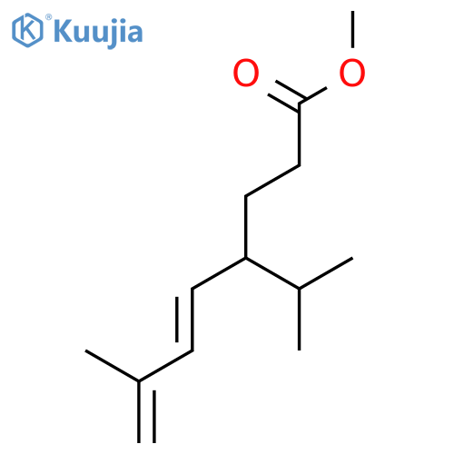 Methyl-4-isopropyl-7-methylocta-5,7-dienoat structure