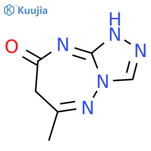 1H-1,2,4-Triazolo[4,3-b][1,2,4]triazepin-8(7H)-one, 6-methyl- structure