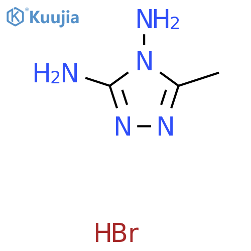 5-methyl-4H-1,2,4-triazole-3,4-diamine hydrobromide structure