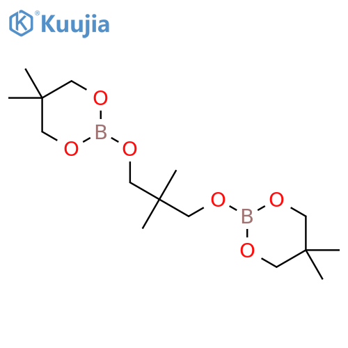 1,3,2-Dioxaborinane,2,2'-[2,2-dimethyl-1,3-propanediylbis(oxy)]bis[5,5-dimethyl- structure