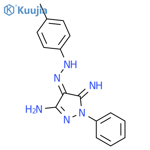 1H-Pyrazole-3,5-diamine,4-[2-(4-methylphenyl)diazenyl]-1-phenyl- structure