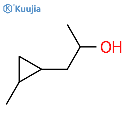1-(2-methylcyclopropyl)propan-2-ol structure