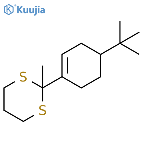 1,3-Dithiane, 2-[4-(1,1-dimethylethyl)-1-cyclohexen-1-yl]-2-methyl- structure