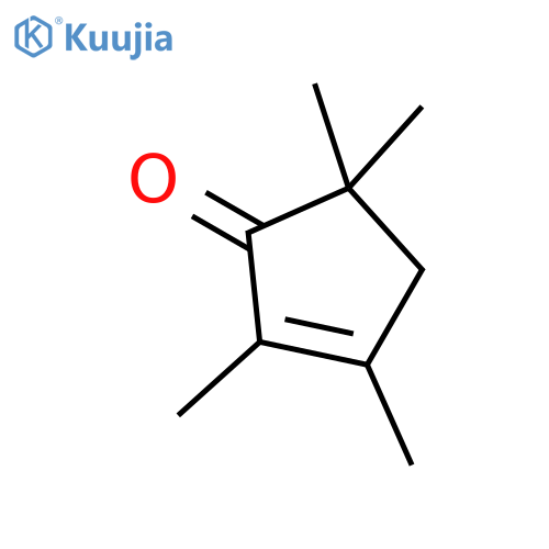 2-Cyclopenten-1-one, 2,3,5,5-tetramethyl- structure