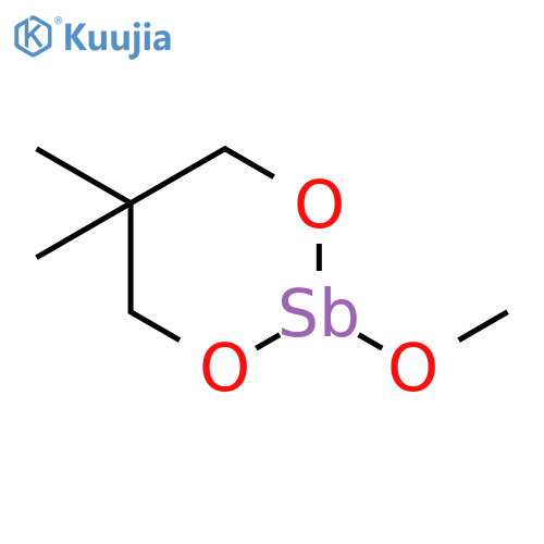 1,3,2-Dioxastibinane, 2-methoxy-5,5-dimethyl- structure