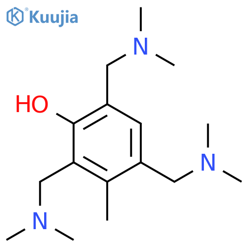 Phenol, 2,4,6-tris[(dimethylamino)methyl]-3-methyl- structure
