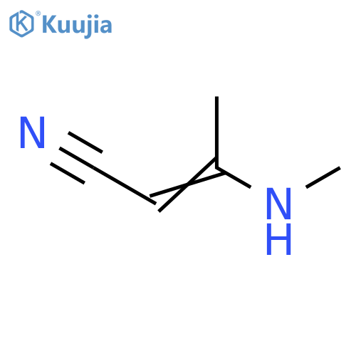 2-Butenenitrile, 3-(methylamino)- structure