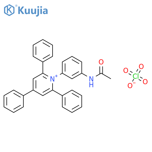 Pyridinium, 1-[3-(acetylamino)phenyl]-2,4,6-triphenyl-, perchlorate structure