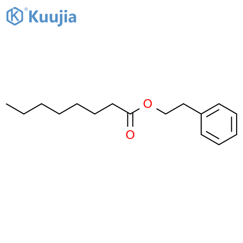 Octanoic acid,2-phenylethyl ester structure