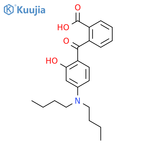 2-4-(Dibutylamino)-2-hydroxybenzoylbenzoic Acid structure