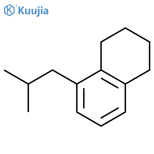 Naphthalene,1,2,3,4-tetrahydro-5-(2-methylpropyl)- structure