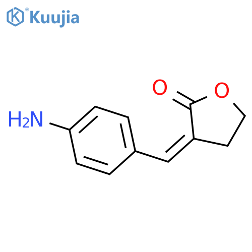 2(3H)-Furanone,3-[(4-aminophenyl)methylene]dihydro- structure