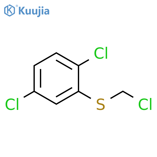 1,4-Dichloro-2-(chloromethyl)thio-benzene structure