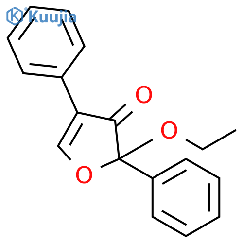 3(2H)-Furanone, 2-ethoxy-2,4-diphenyl- structure