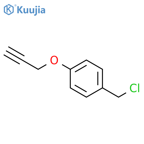 Benzene, 1-(chloromethyl)-4-(2-propynyloxy)- structure