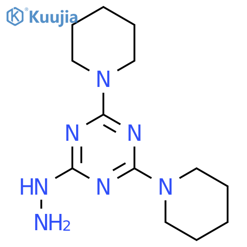 1,3,5-Triazine,2-hydrazinyl-4,6-di-1-piperidinyl- structure