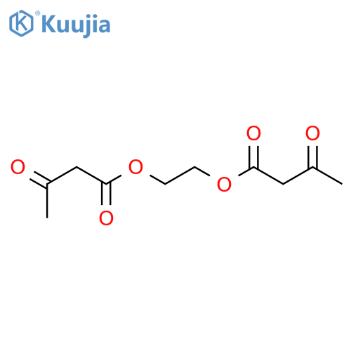 Butanoic acid, 3-oxo-,1,2-ethanediyl ester structure