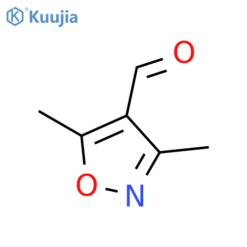 3,5-dimethyl-1,2-oxazole-4-carbaldehyde structure