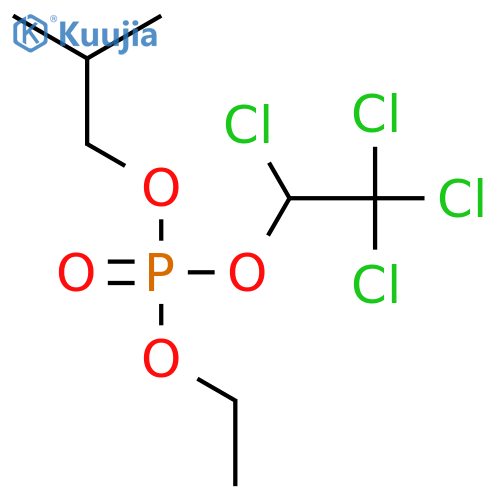PHOSPHORIC ACID, ETHYL 2-METHYLPROPYL 1,2,2,2-TETRACHLOROETHYL ESTER structure