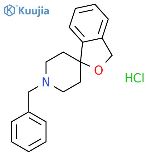 1'-benzyl-3H-spiro[isobenzofuran-1,4'-piperidine] hydrochloride structure