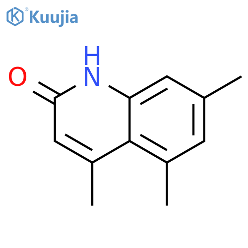 2(1H)-Quinolinone, 4,5,7-trimethyl- structure