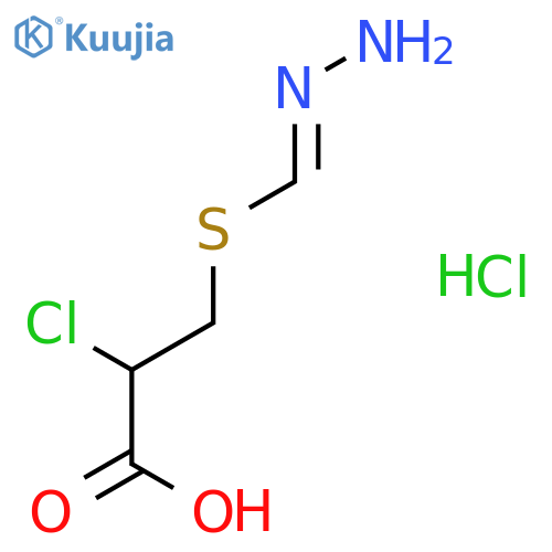 3-(Aminoiminomethyl)thio-2-chloro-propanoic Acid Hydrochloride structure