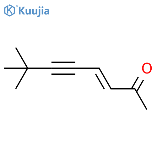 3-Octen-5-yn-2-one, 7,7-dimethyl-, (E)- structure