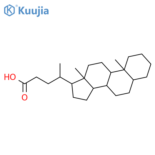 5β-Cholanic acid structure