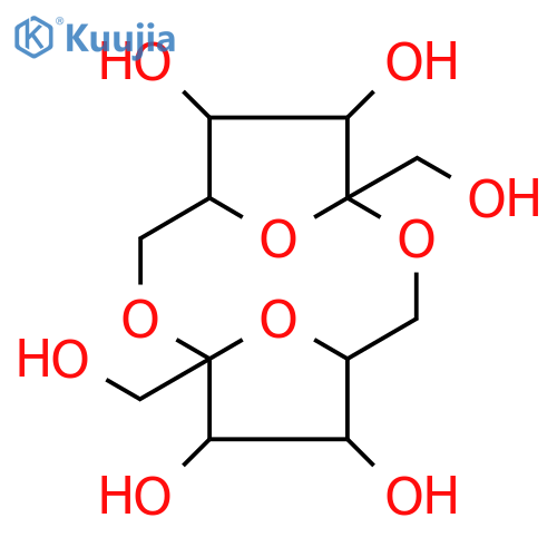 Di-b-D-fructofuranose2,6':6,2'-dianhydride structure