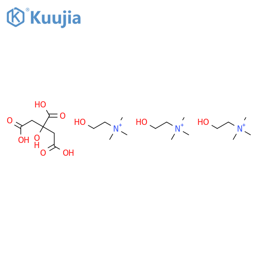 Tricholine Citrate (ca.65%inWater) structure