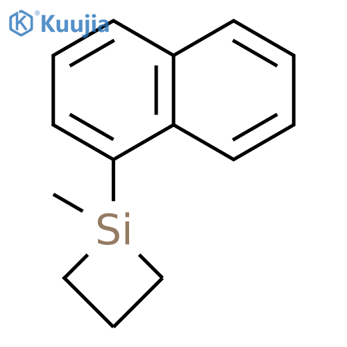 SILACYCLOBUTANE, 1-METHYL-1-(NAPHTHALENYL)- structure