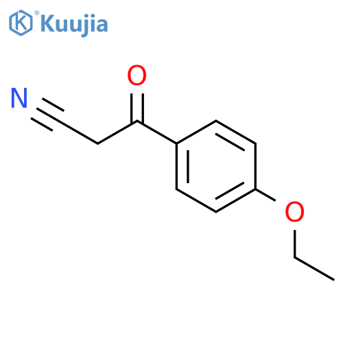 3-(4-ethoxyphenyl)-3-oxopropanenitrile structure