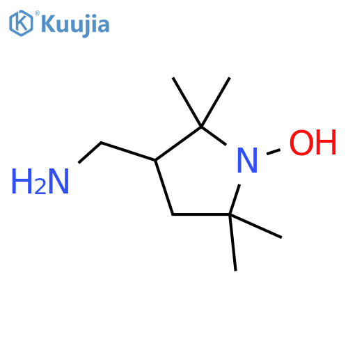 3-Aminomethyl-2,2,5,5-tetramethyl-1-pyrrolidinyloxy structure