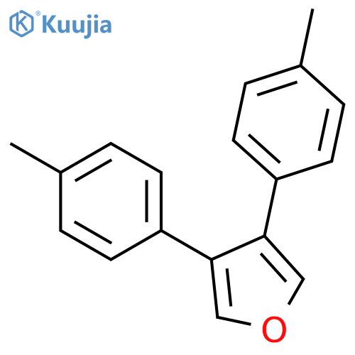FURAN, 3,4-BIS(4-METHYLPHENYL)- structure