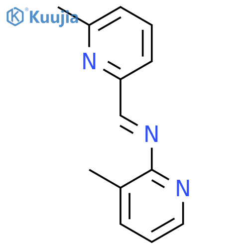 2-PYRIDINAMINE, 3-METHYL-N-[(6-METHYL-2-PYRIDINYL)METHYLENE]- structure